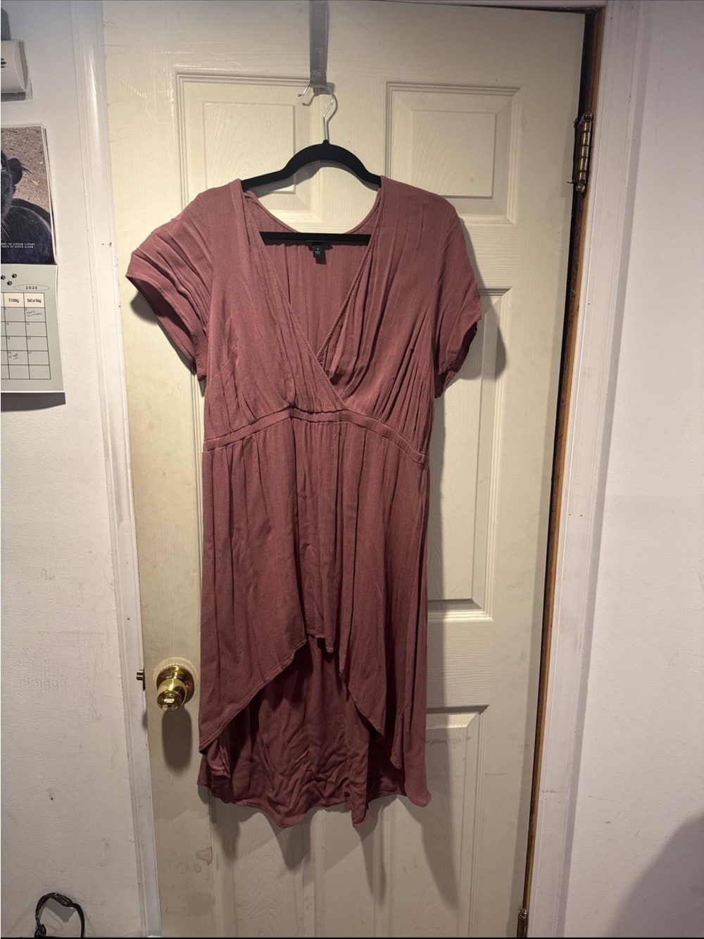 torrid Dusty Rose High-Low V-Neck Top